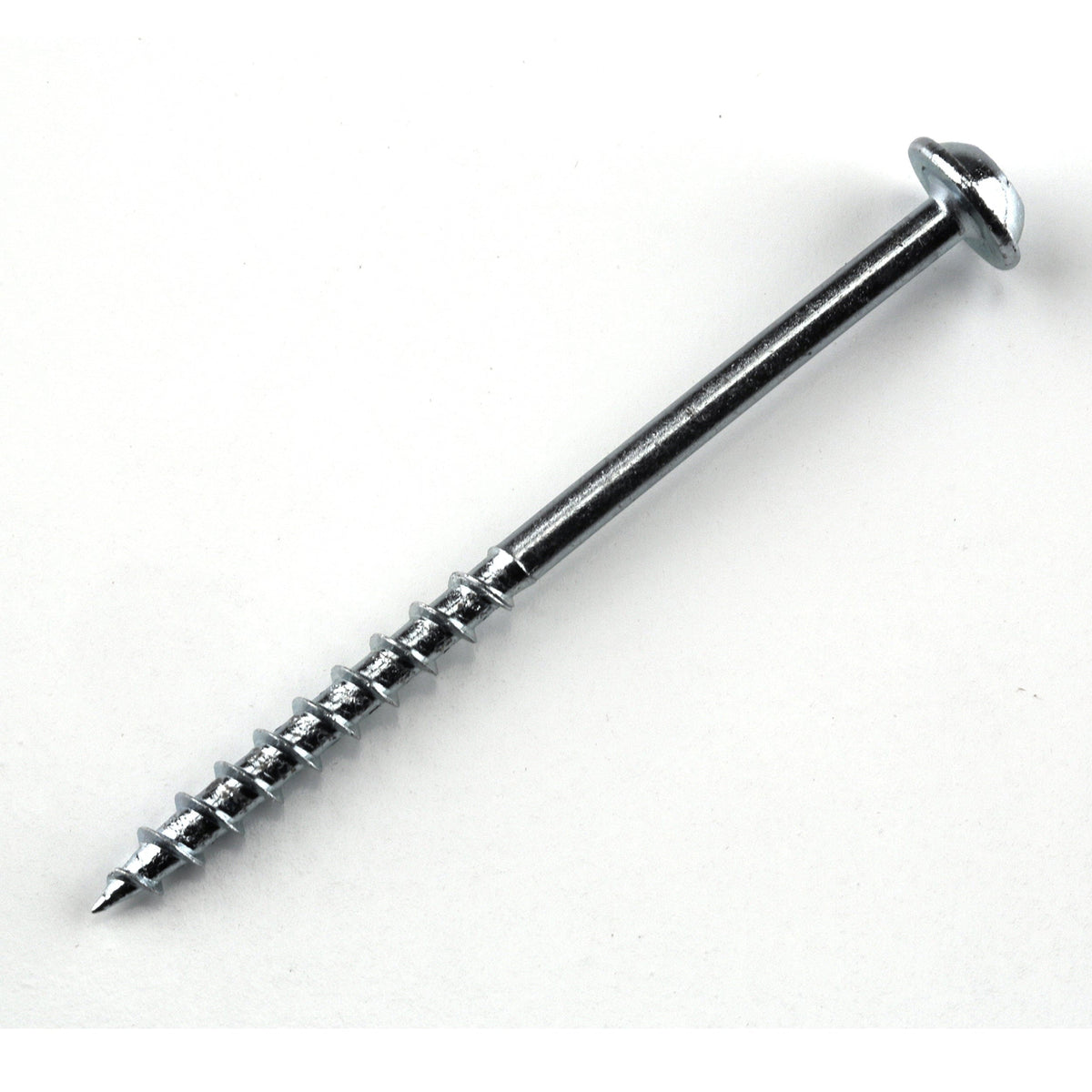 Pocket Hole Screw - #8 Coarse - Square Drive - Washer Head - Zinc