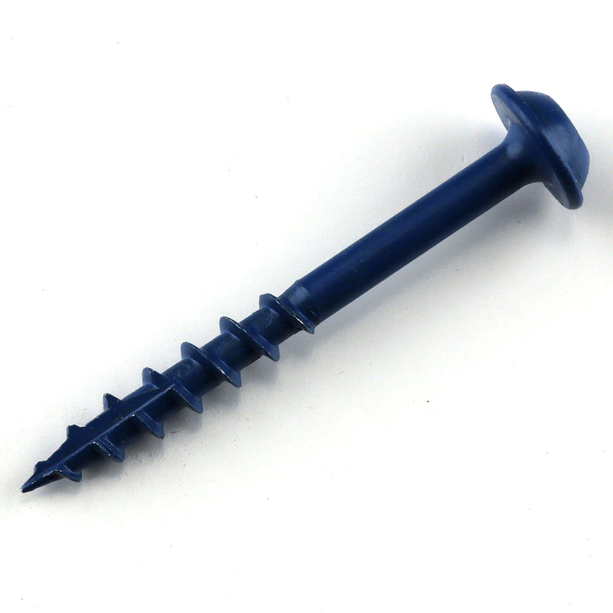 Pocket Hole Screw - #8 Coarse - Square Drive - Washer Head - Blue-Kote