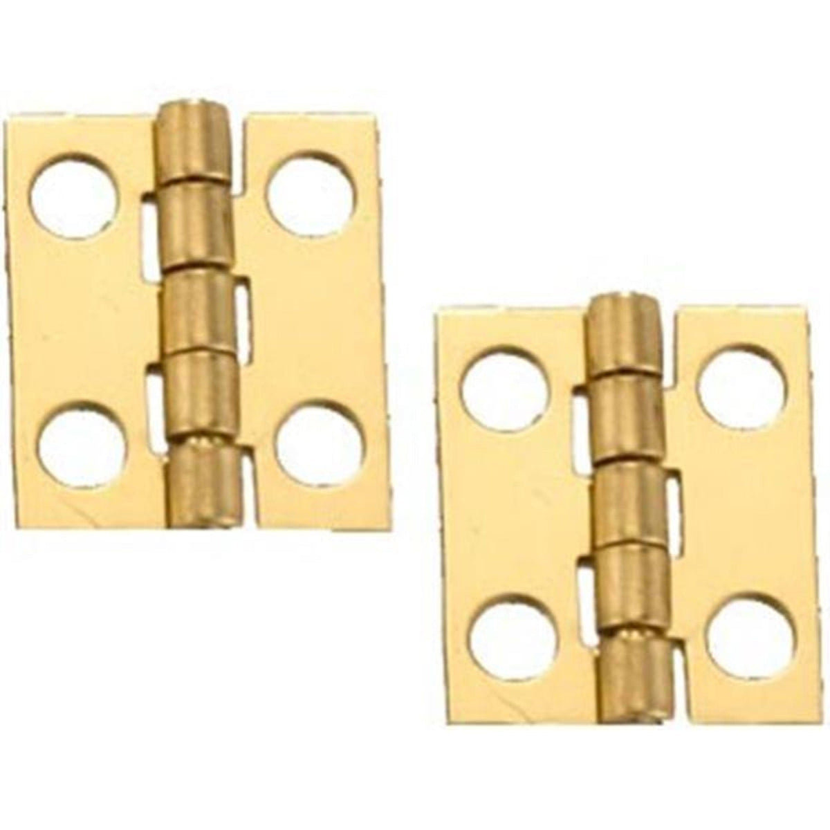 Miniature Hinge Open with Screws - Pair