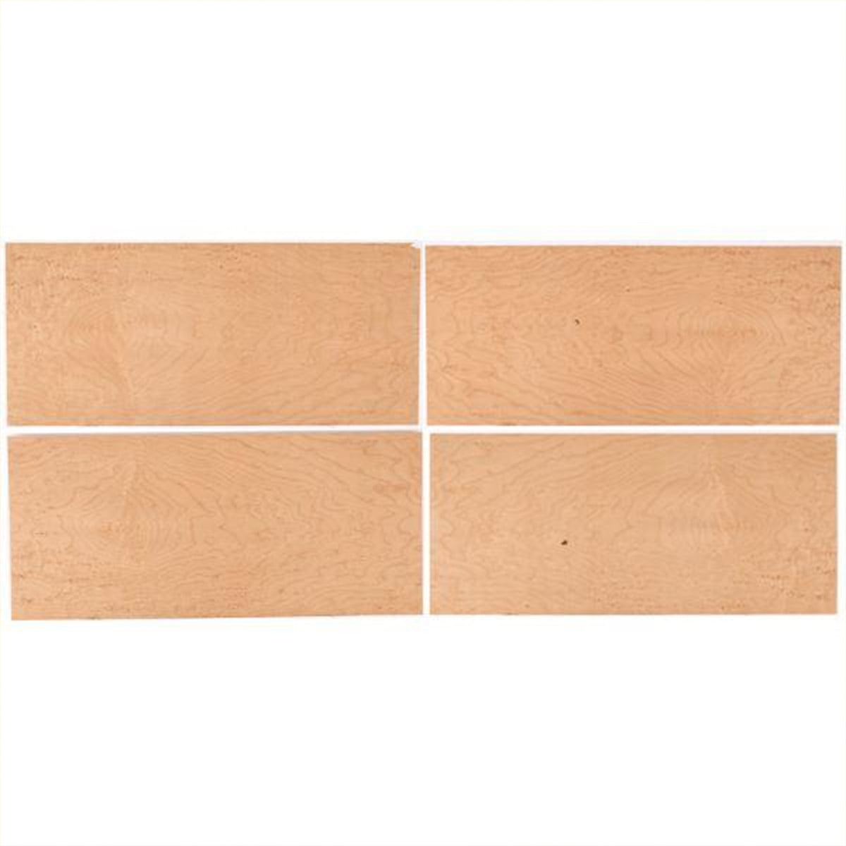 Wood Veneer Pack - Sequence Matched - 8" x 18" - 4 Piece