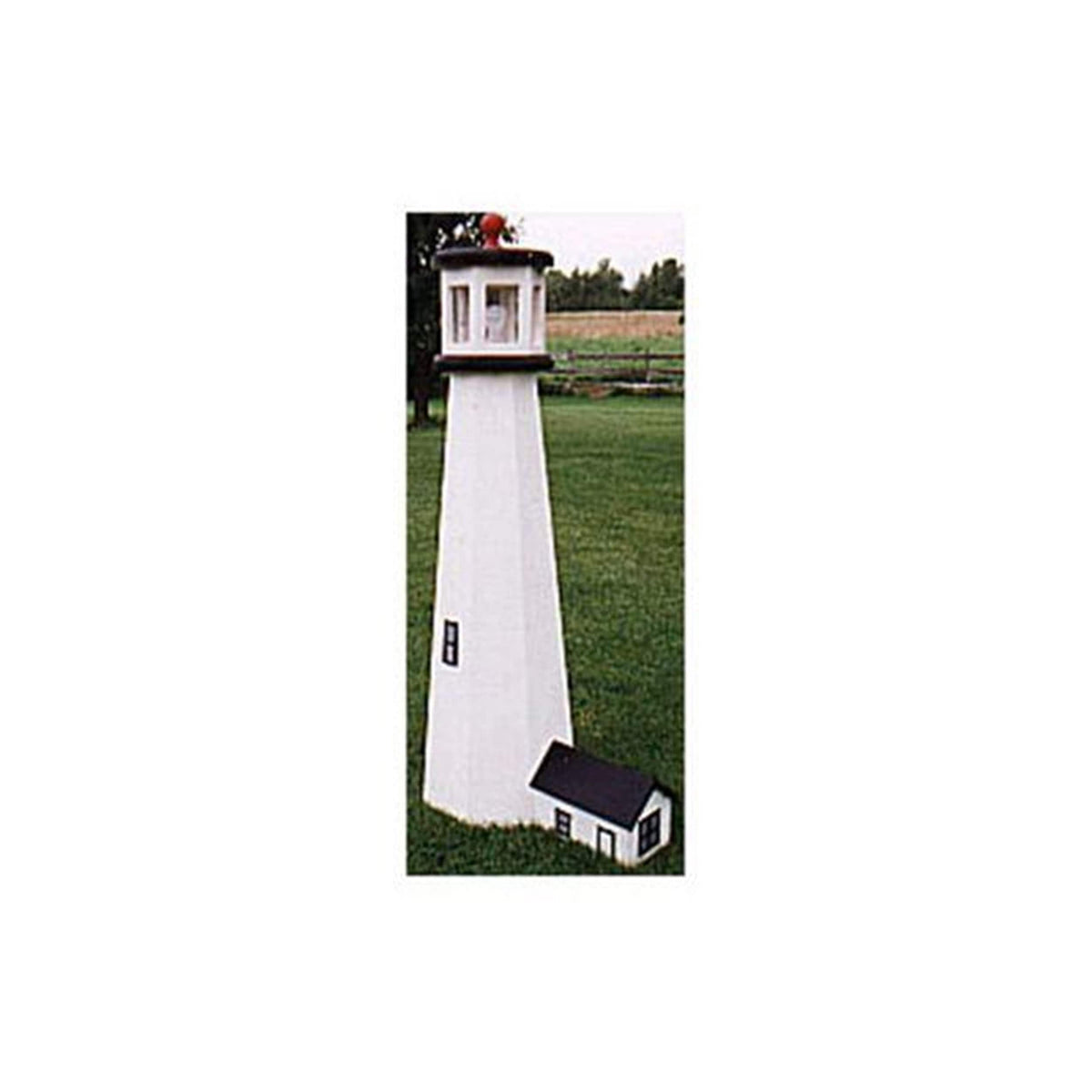 Woodworking Project Paper Plan to Build 5.5' Lighthouse with Dwelling