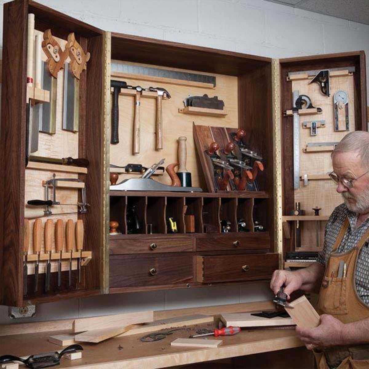 Woodworking Project Paper Plan to Build Hand Tool Cabinet