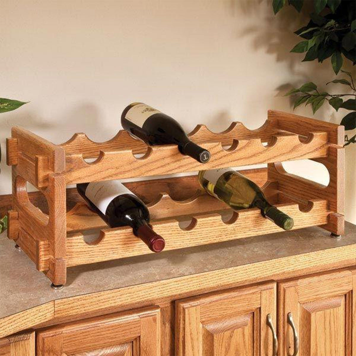 Woodworking Project Paper Plan to Build Stackable Wine Racks