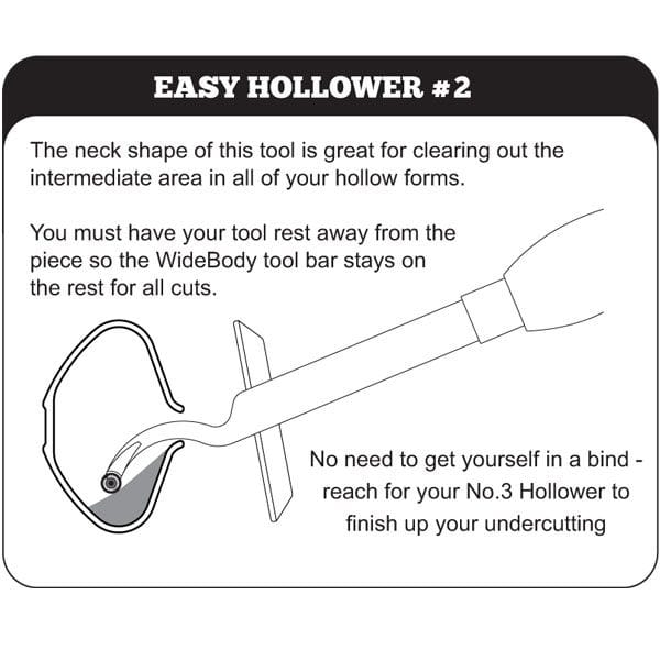 Mid-Size Carbide Hollowing Tool