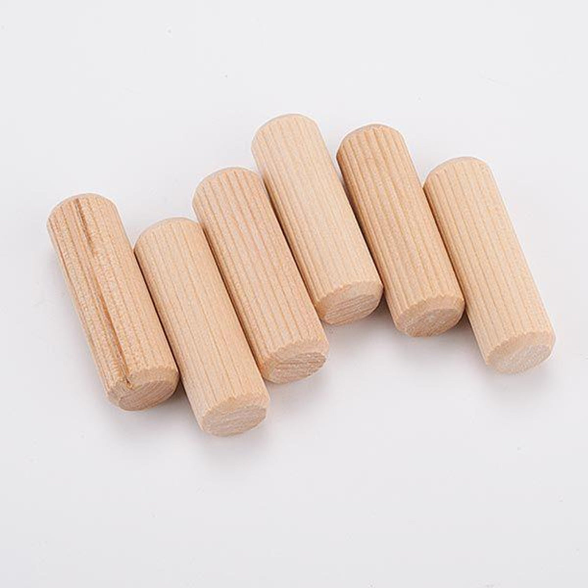 Fluted Wooden Dowel Pins