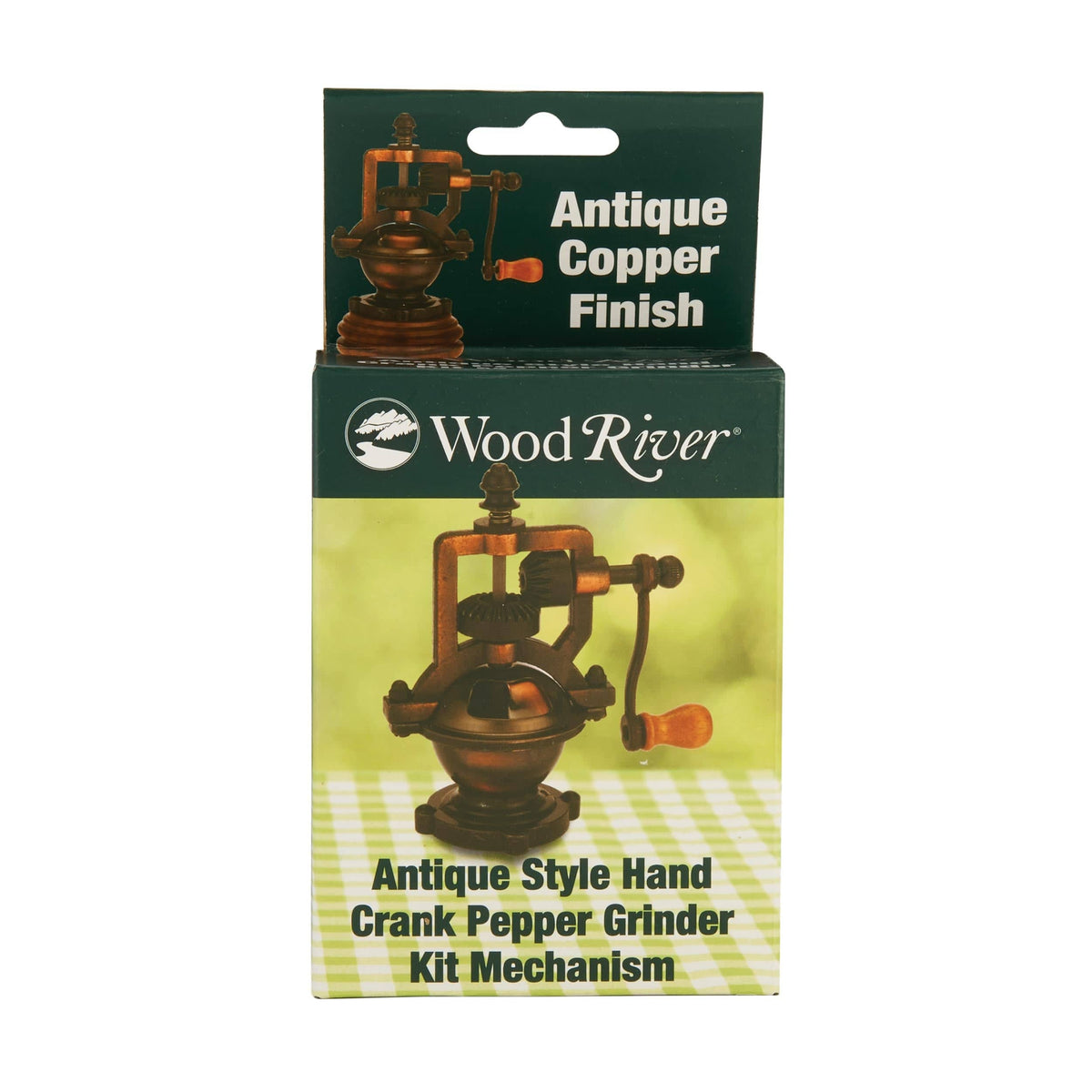 Antique Style Hand Crank Pepper Grinder Kit Mechanism