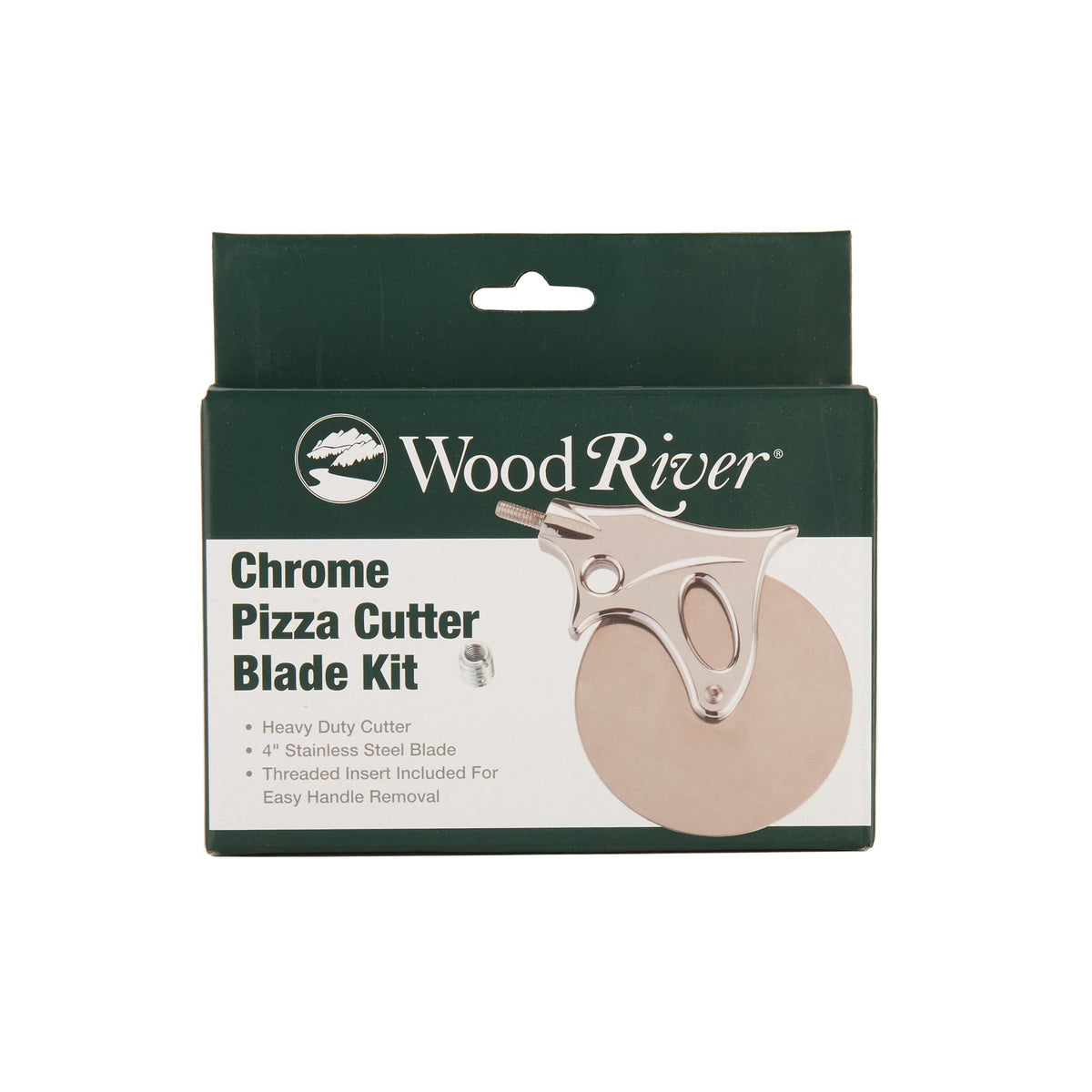 Pizza Cutter Turning Kit - Chrome