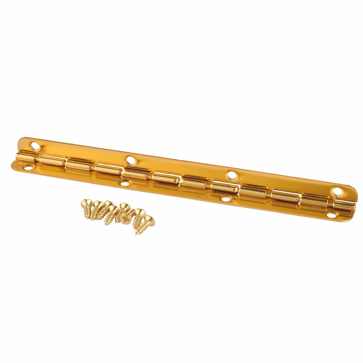 Small Piano Stop Hinge - Brass Plated