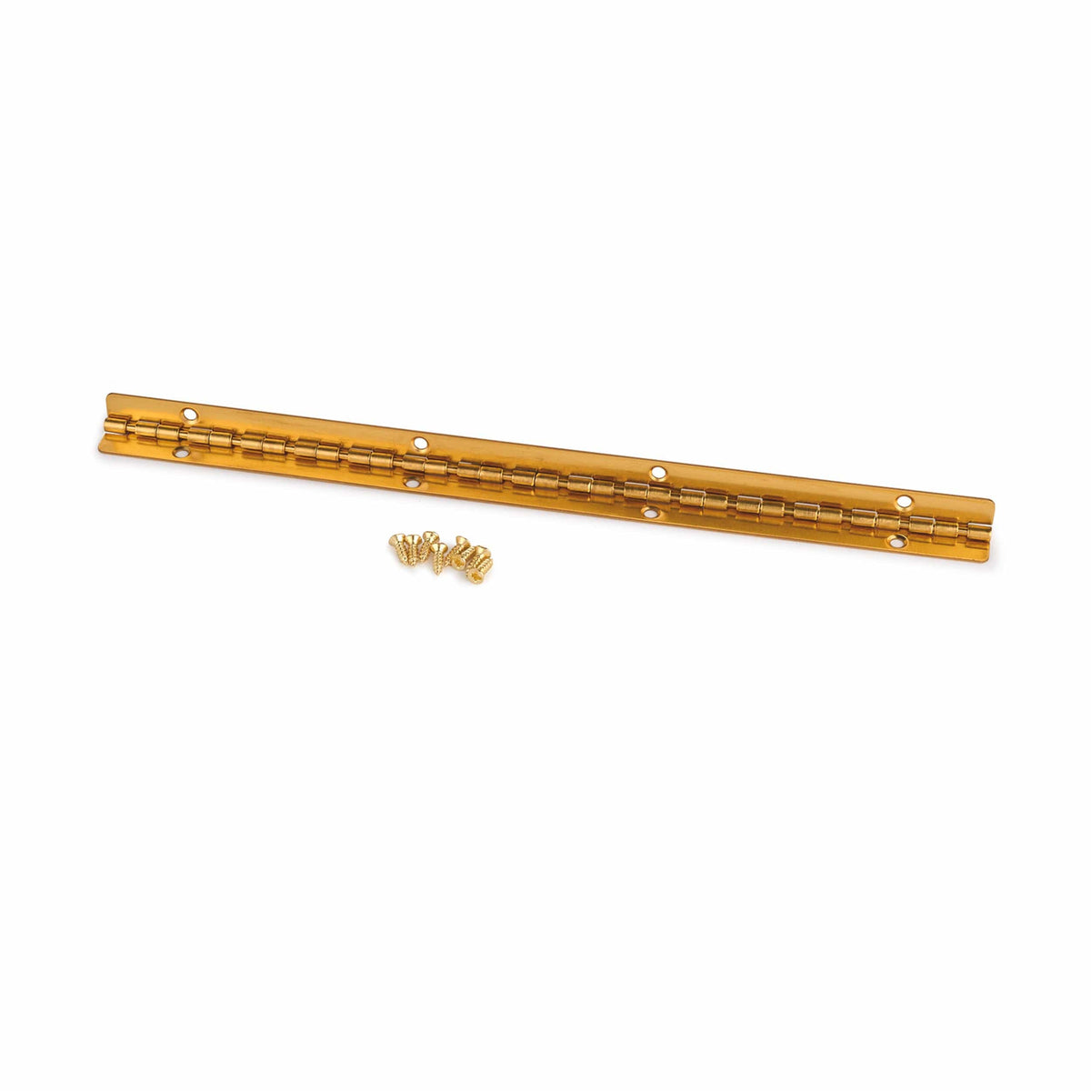 Small Piano Stop Hinge - Brass Plated