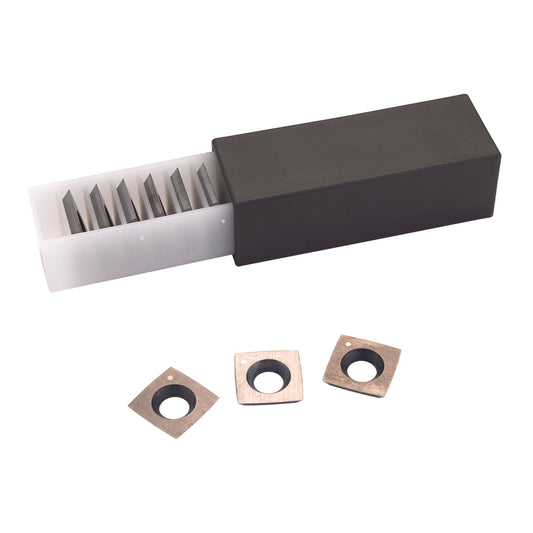 Replacement Carbide Inserts for Byrd Shelix Cutterheads - 10 Pack