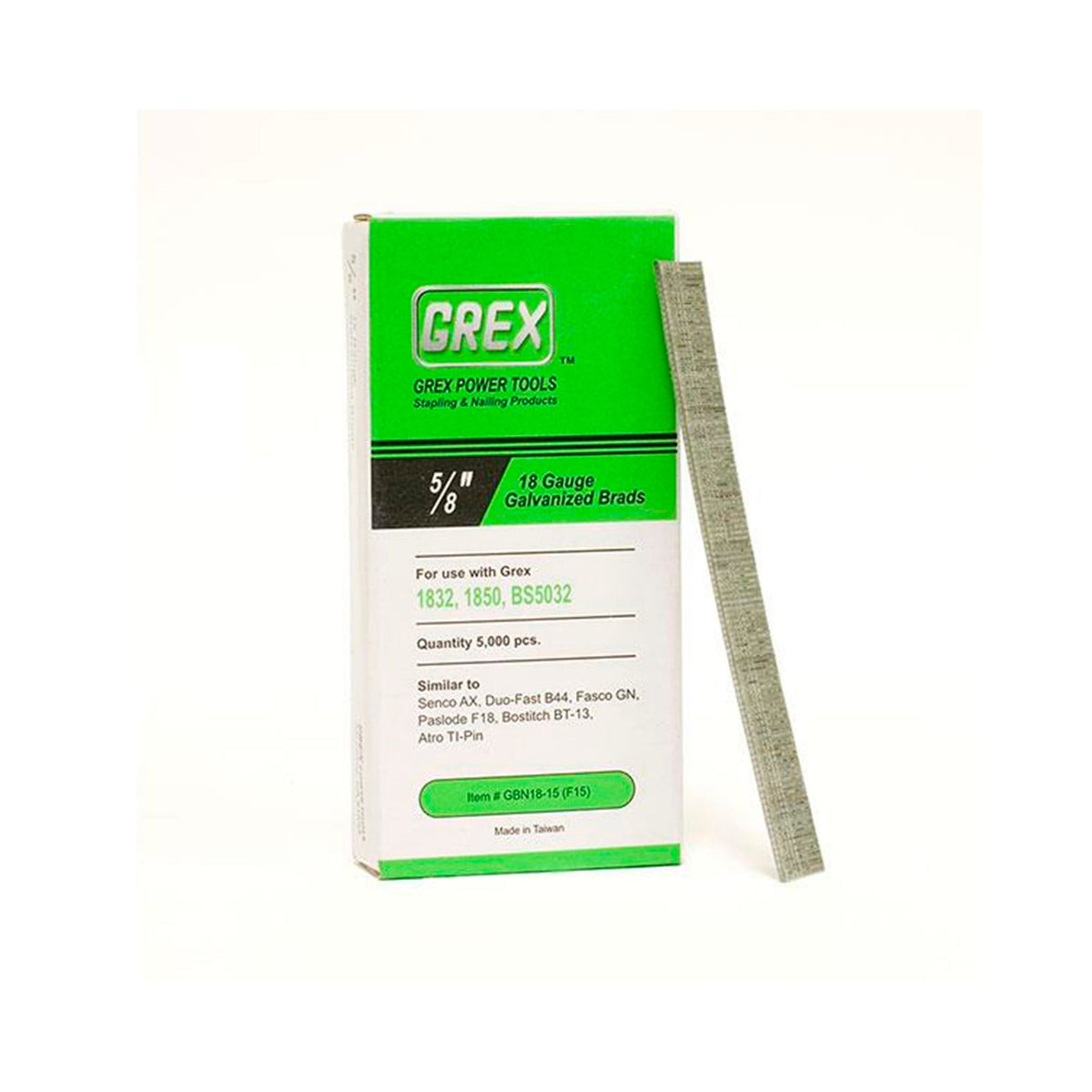 18 Gauge Galvanized Brad Nails - 5K Pack