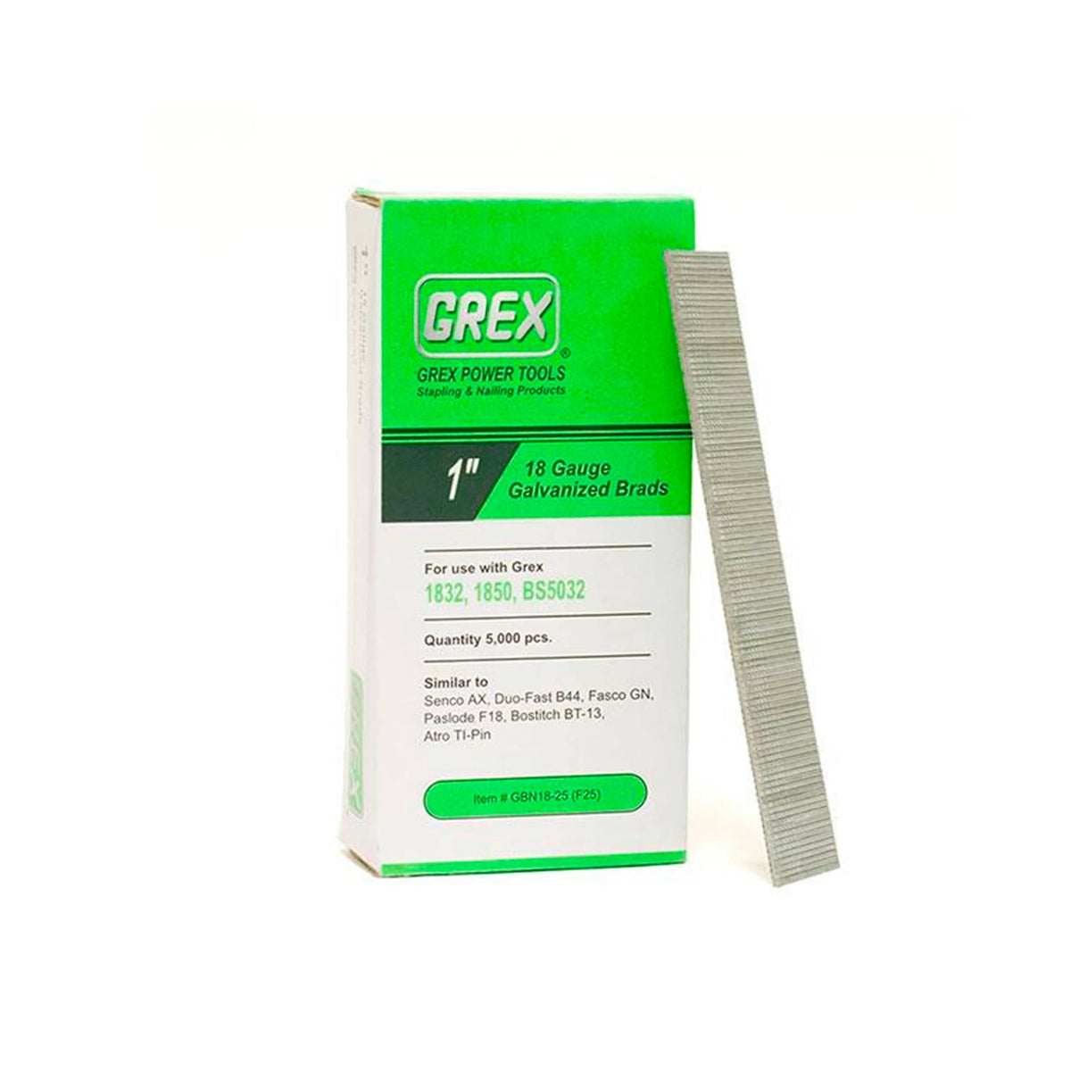 18 Gauge Galvanized Brad Nails - 5K Pack