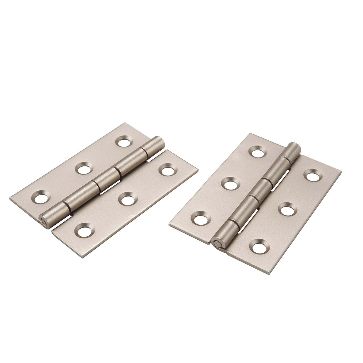 Narrow Hinge - 2" L x 1-3/8" - Open with Screws - Pair