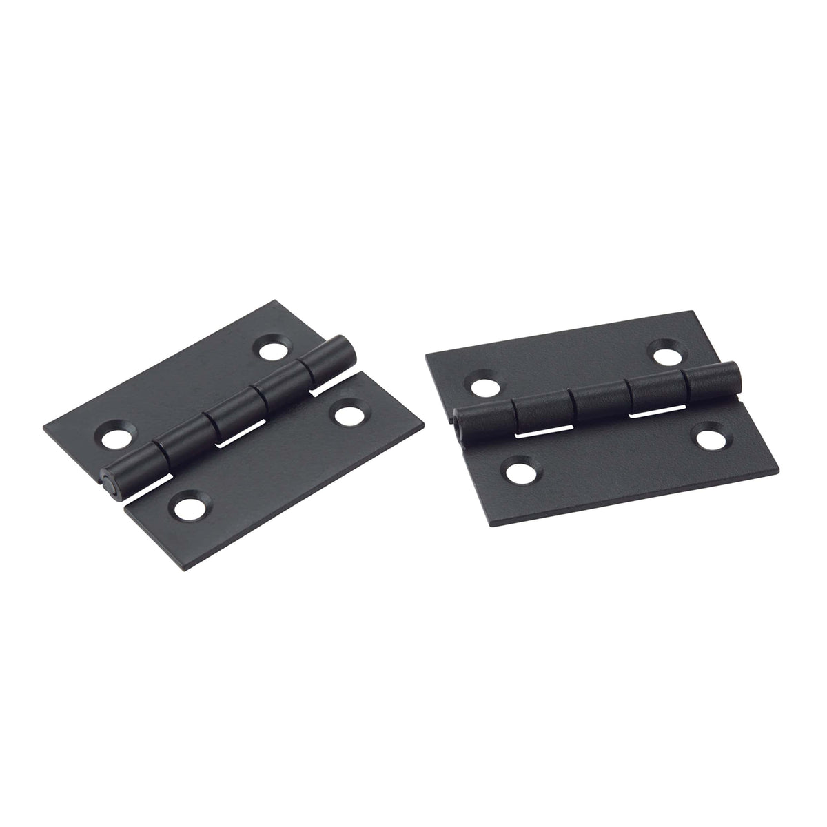 Miniature Hinge Open with Screws - Pair