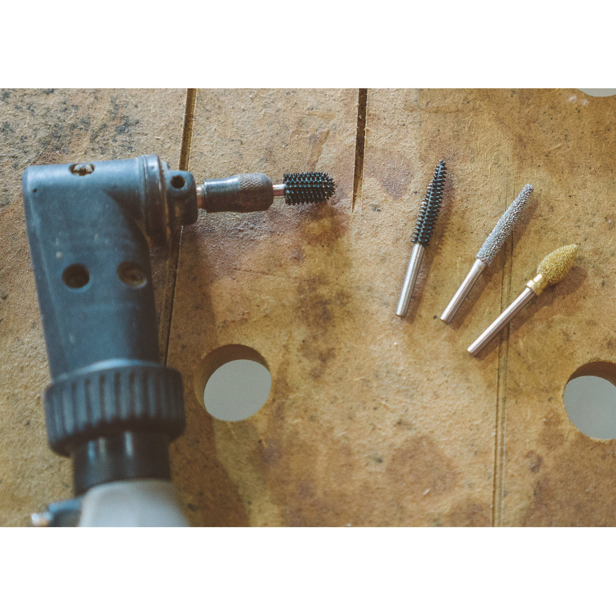 Original Ball Nose Burr, 1/8" Shaft, Coarse (1/4" x 1/2")