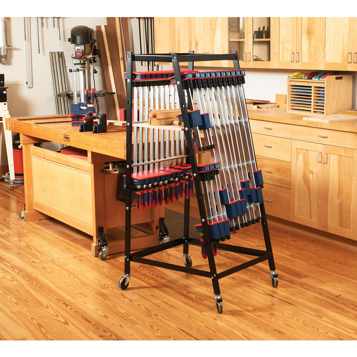 Mobile Clamp and Storage Rack