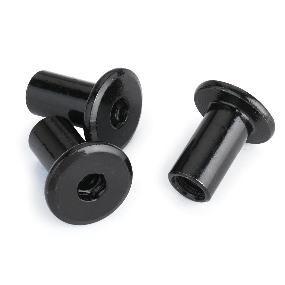 Knock Down Joint Connector Cap Nut - 1/4" x 20 TPI - 8 Piece