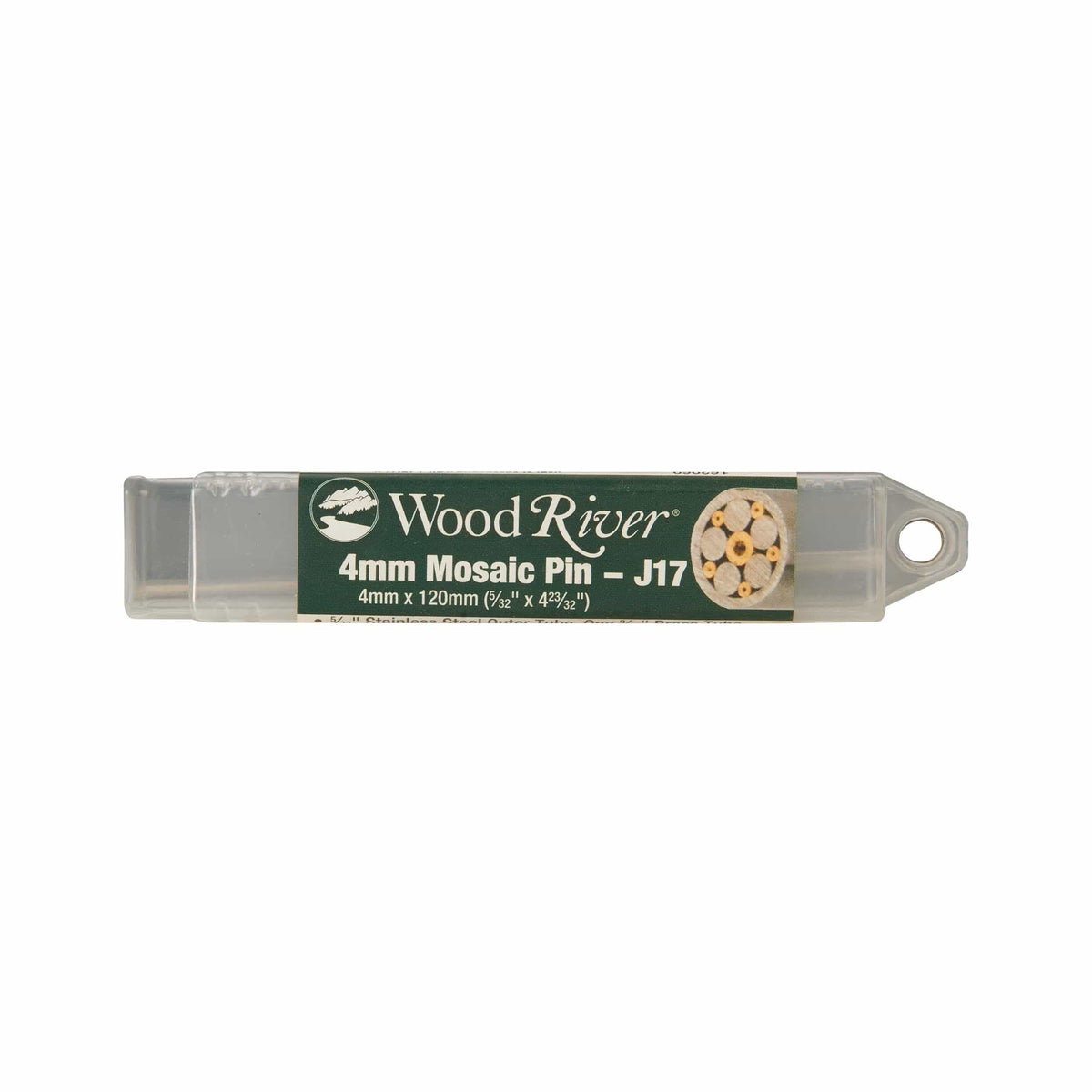 Mosaic Knife Pin Stock - 120 mm Length