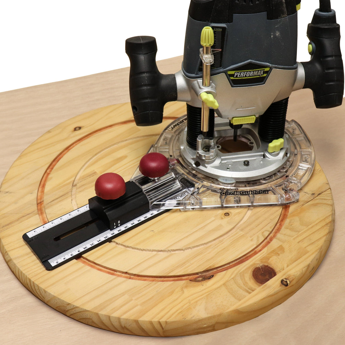 Small Circle Compass Router Jig