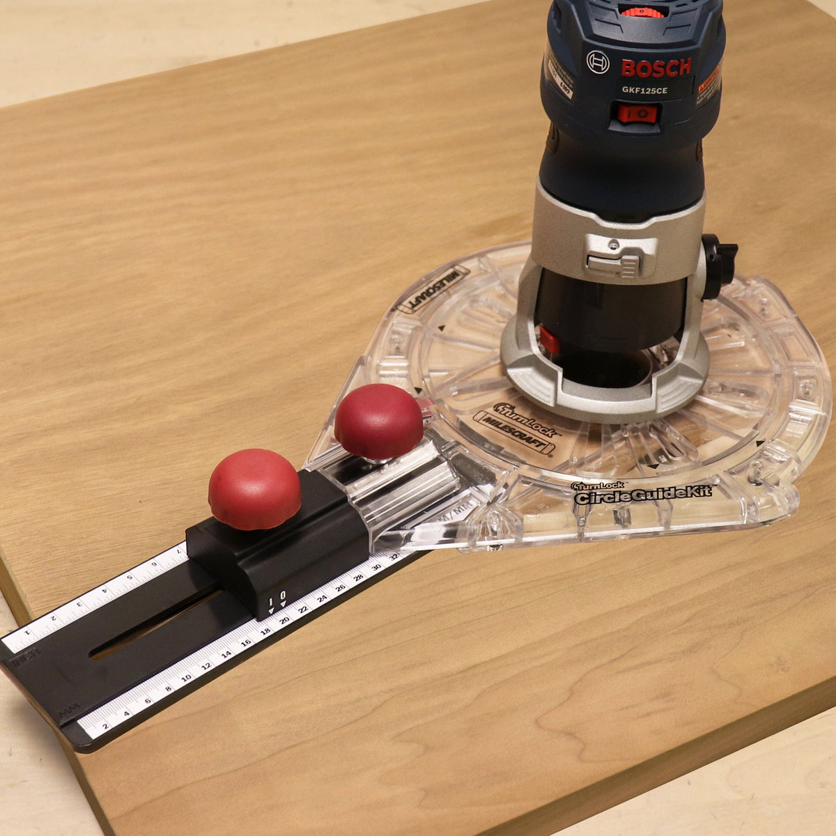 Small Circle Compass Router Jig