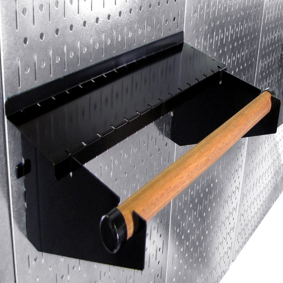 Lazy Guy DIY Maker Woodworking Tool Storage Organizer Set, Galvanized Metallic Steel