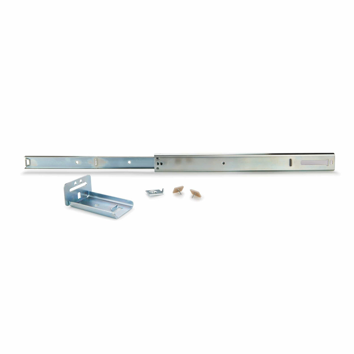 Center Mount Drawer Slide - Zinc