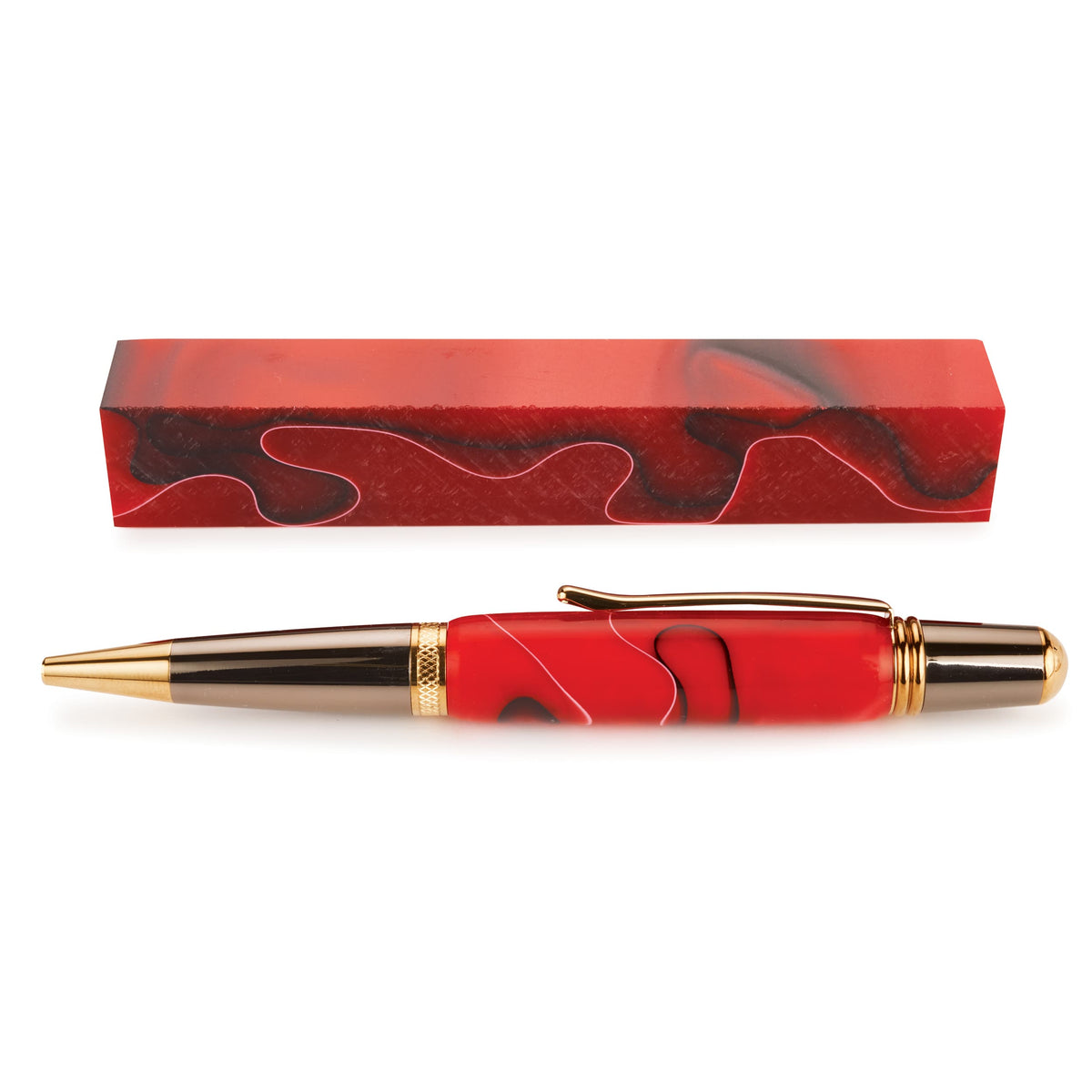 Acrylic Pen Blank - 3/4" x 3/4" x 5"
