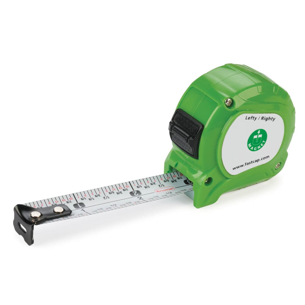 Lefty/Righty Mini Pro Carpenter Tape Measure 6' with Built-In Magnet