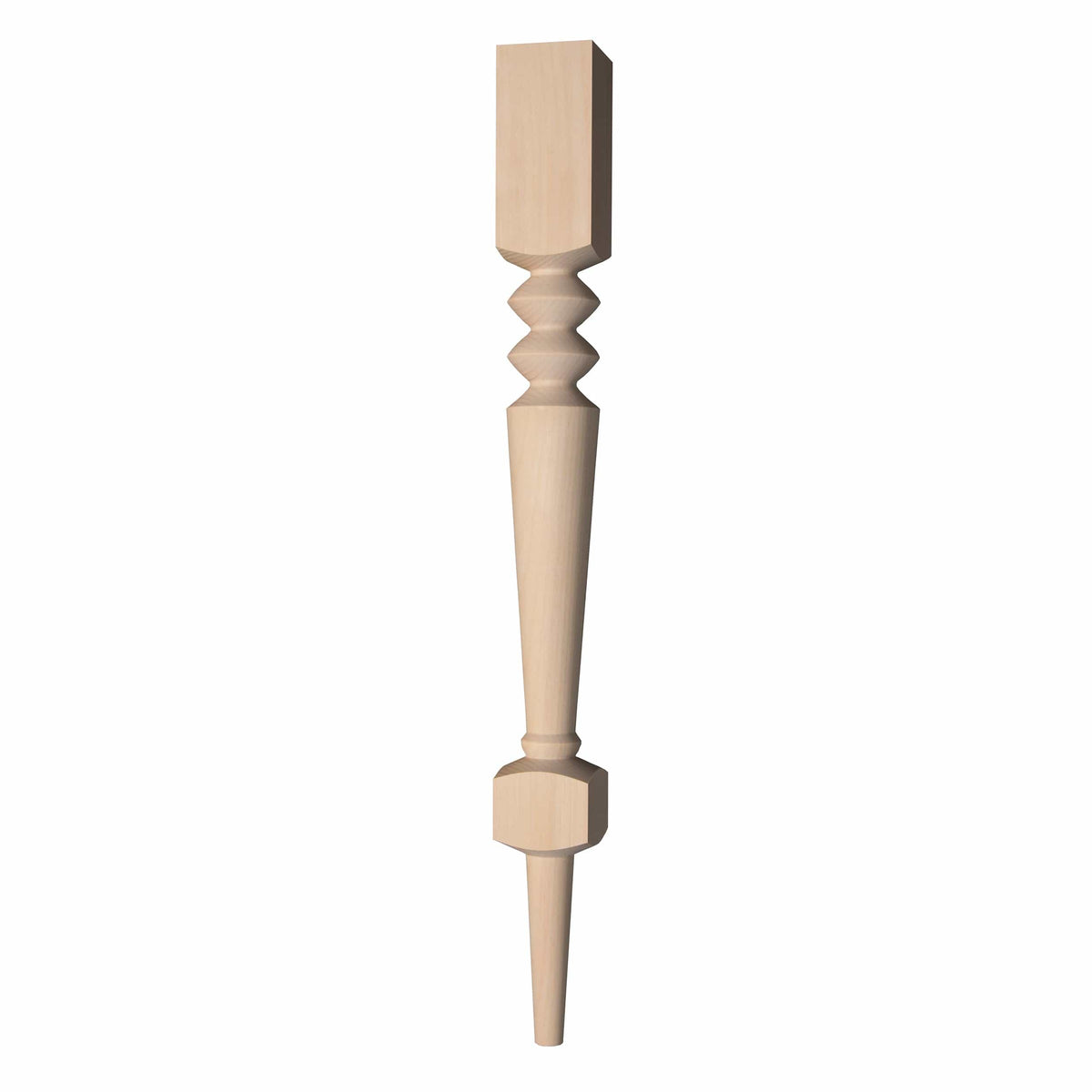 Abaco Island Leg - 35-1/2" x 3-1/2" x 3-1/2"