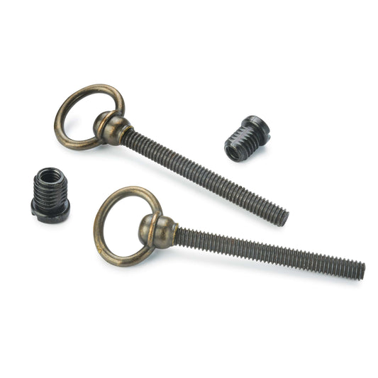 Mirror Screws - Antique Brass Finish - Pair