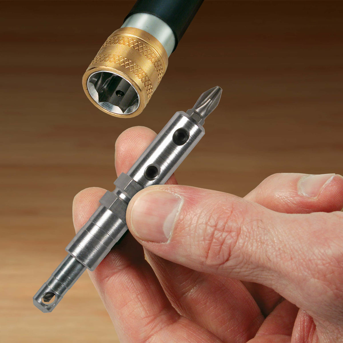 Self-Centering Drill And Driver Hinge Bit
