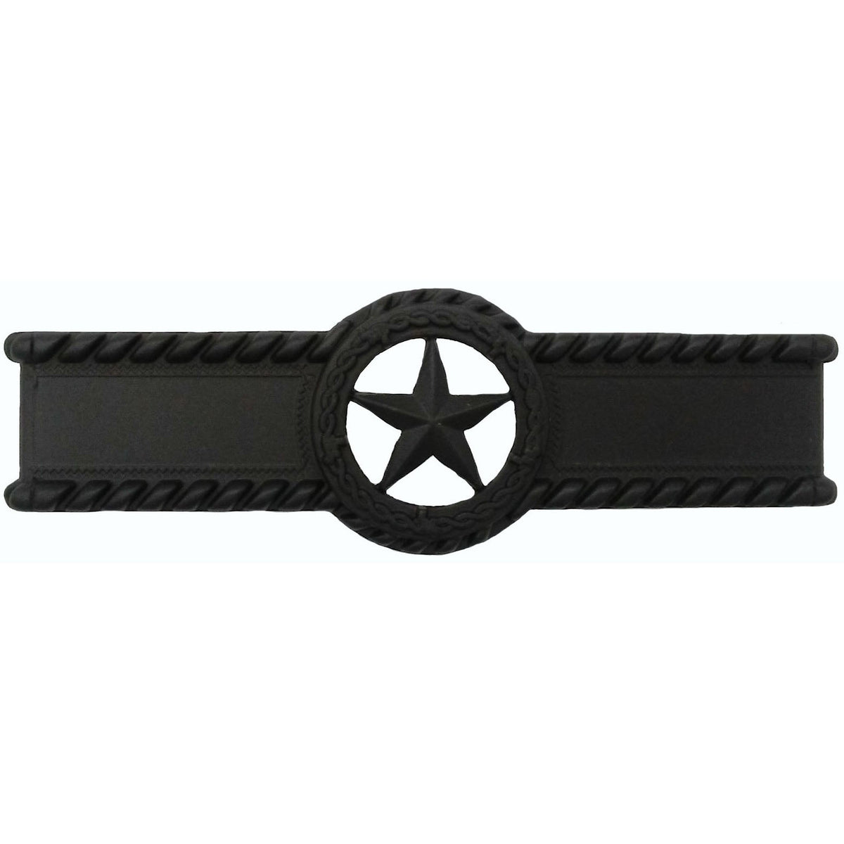 Star with Barbed Wire Pull, Oil Rubbed Bronze