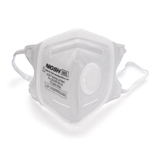 N95 V-Fold+ Valved Respirator with 360-Degree Silicone Seal - Small - 3 Pack