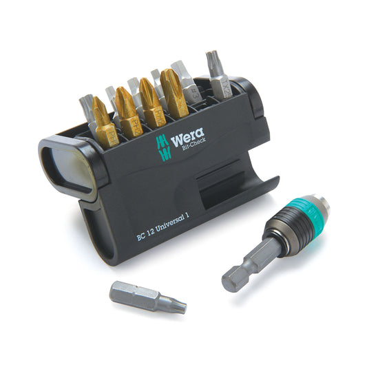 Driver Bit Set with Quick-Release Rapidaptor Bit Holder -12 Piece