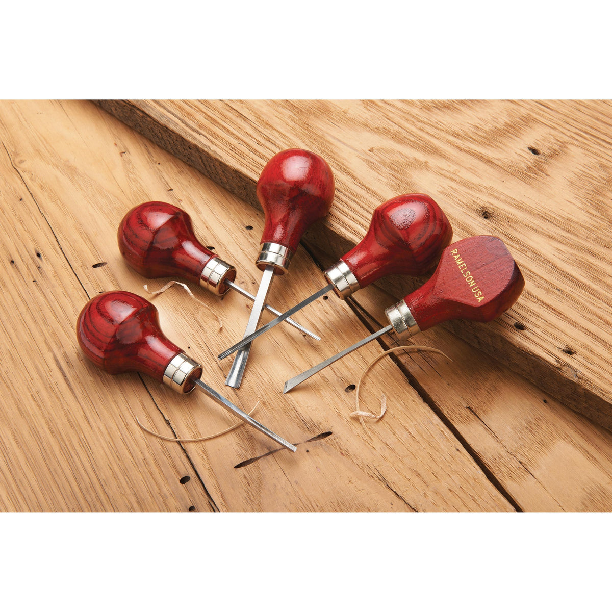 Palm Carving Tools Set B - 5 Piece