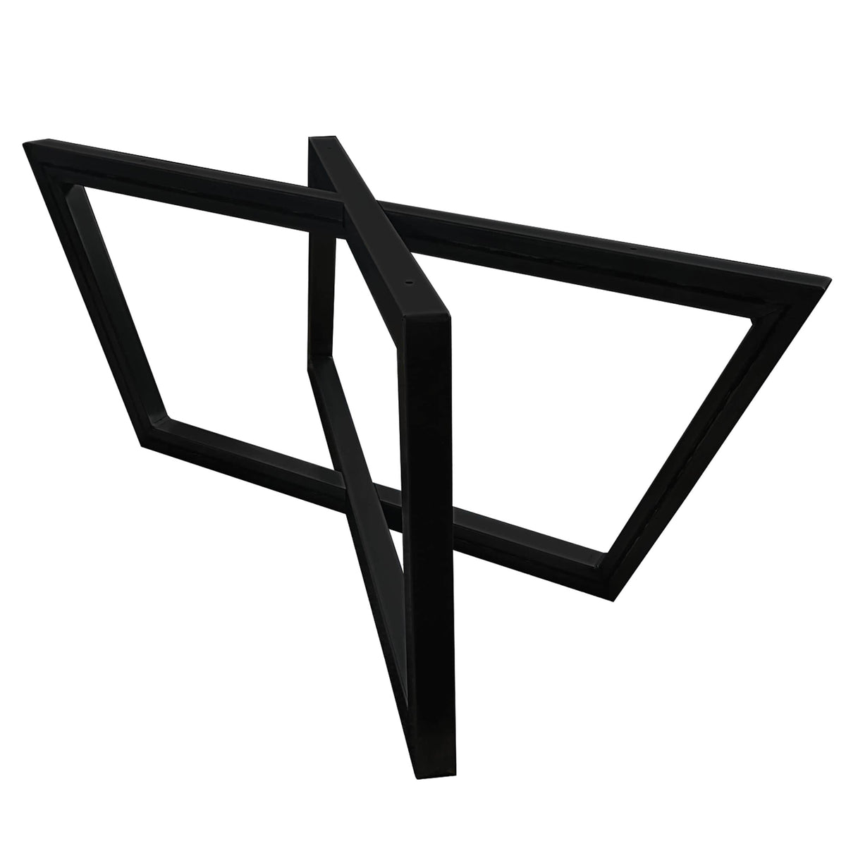 Rhombus Slab Leg Set - 15.5" - High Black