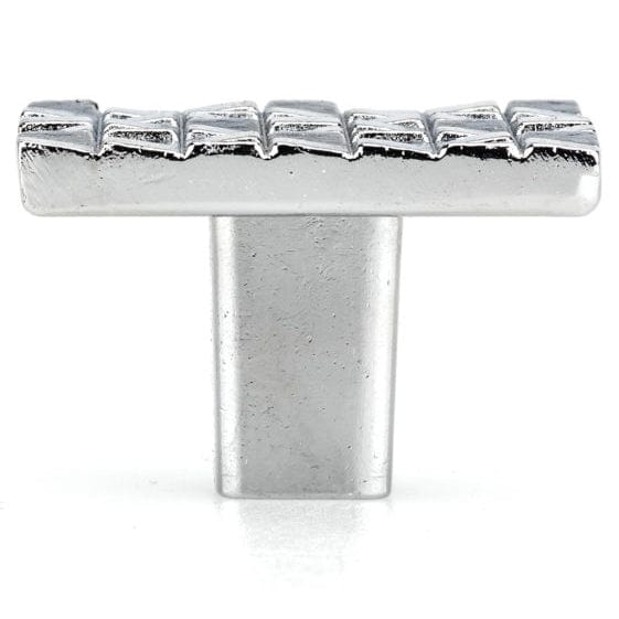 Contemporary Knob, 1-1/4" x 1-1/4", Chrome