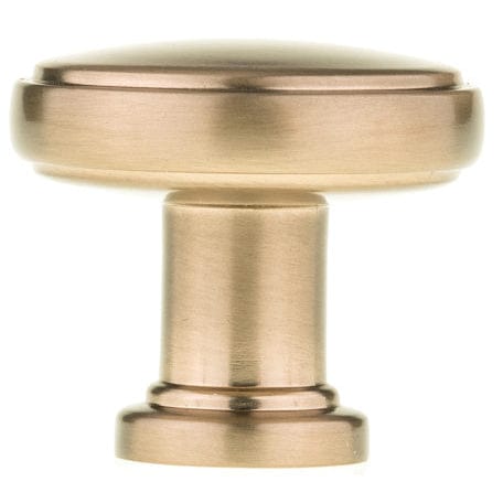 Contemporary Knob, 1-11/32" D, Champagne Bronze