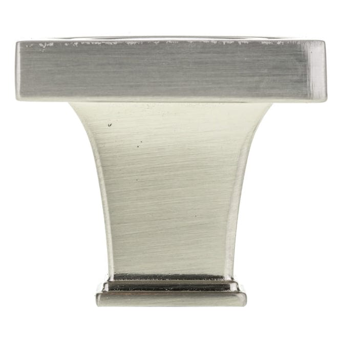 Transitional Knob, 1-3/16" x 1-3/16", Brushed Nickel