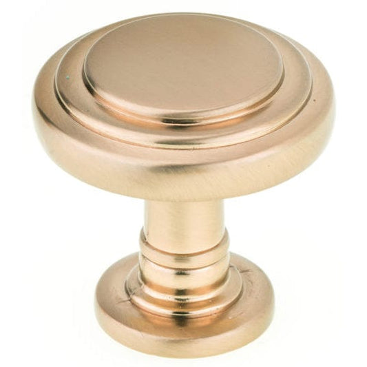 Traditional Knob, 1-5/16" D, Champagne Bronze