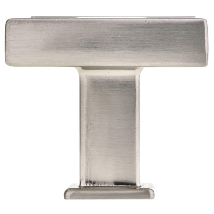 Transitional Beaded Square Knob - 1-5/16" x 1-5/16" - Champagne Bronze