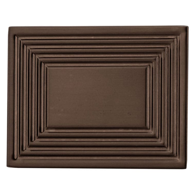 Transitional Knob, 1-25/32" x 1-3/8", Honey Bronze