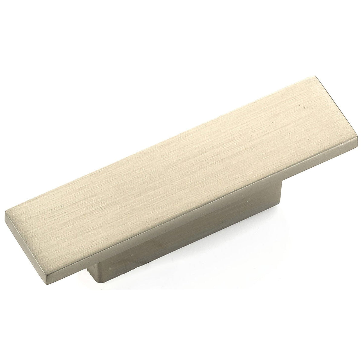 Contemporary Knob, 2-3/4" x 21/32", Brushed Nickel