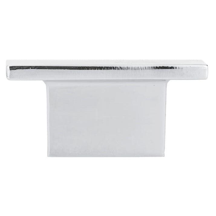 Contemporary Knob, 1-9/16" x 7/8", Polished Nickel