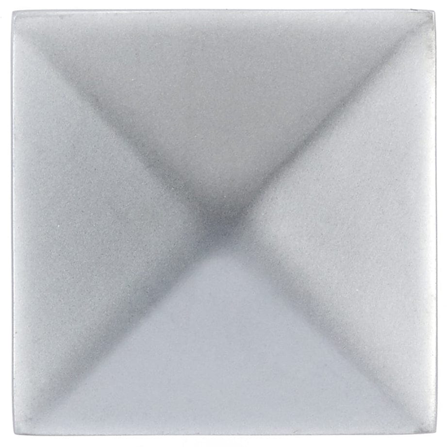 Contemporary Knob, 1-1/4" x 1-1/4", Matte Chrome