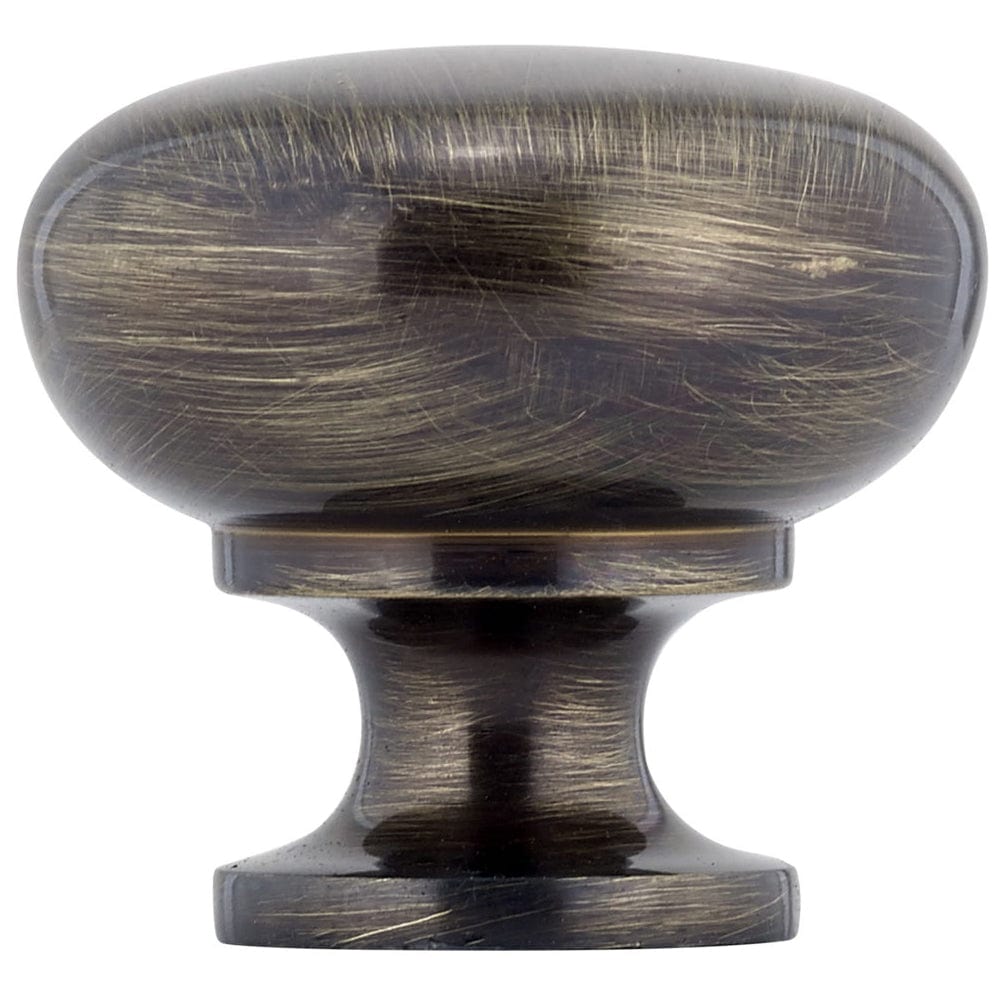 Traditional Knob, 1-1/4" D, Antique English