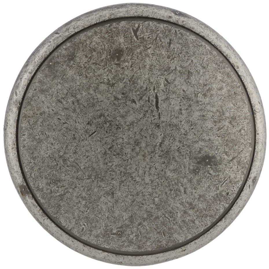 Traditional Knob, 1-3/4" D, Pewter
