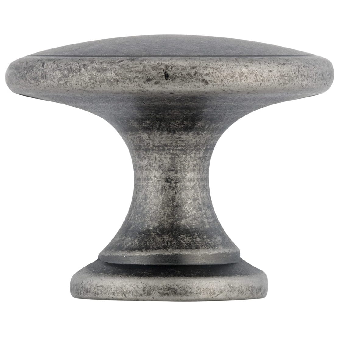 Traditional Knob, 1-3/4" D, Pewter