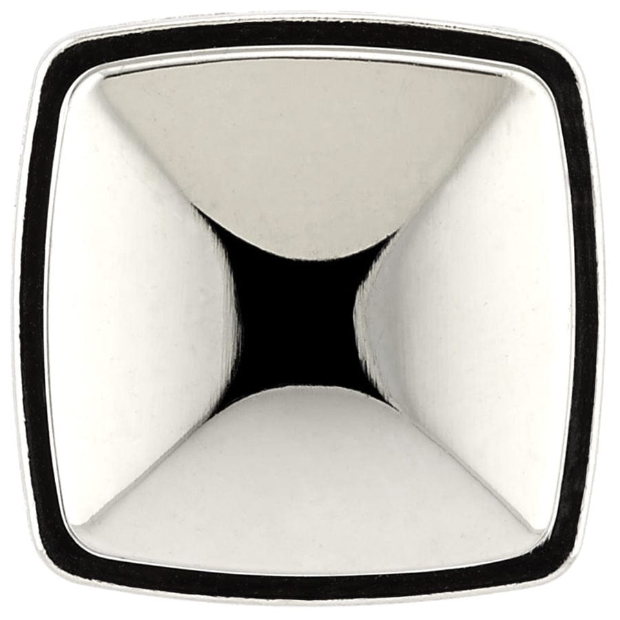Transitional Knob, 1-7/32" x 1-7/32", Polished Nickel