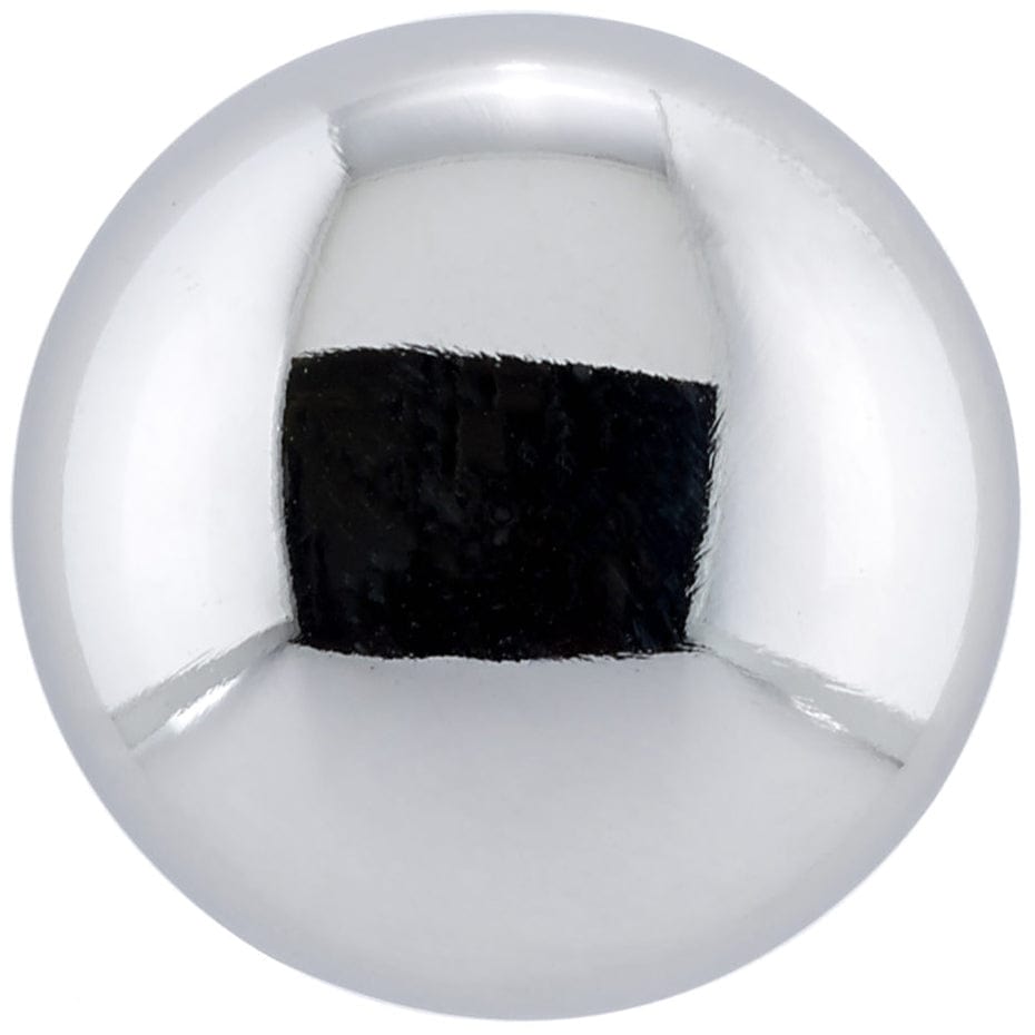 Traditional Mushroom Shape Knob- 1-1/4" Diameter - Chrome